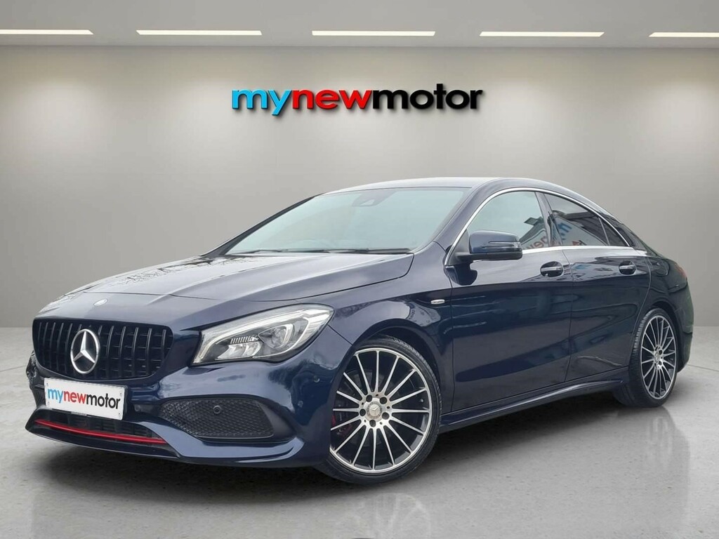 Compare Mercedes-Benz CLA Class 2.0 Amg Coupe 7G-dct Euro 6 Ss EF66AYX Blue