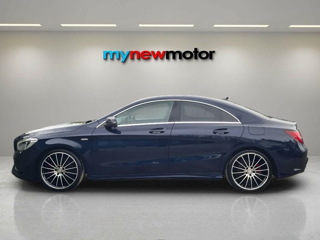 Compare Mercedes-Benz CLA Class 2.0 Amg Coupe 7G-dct Euro 6 Ss EF66AYX Blue