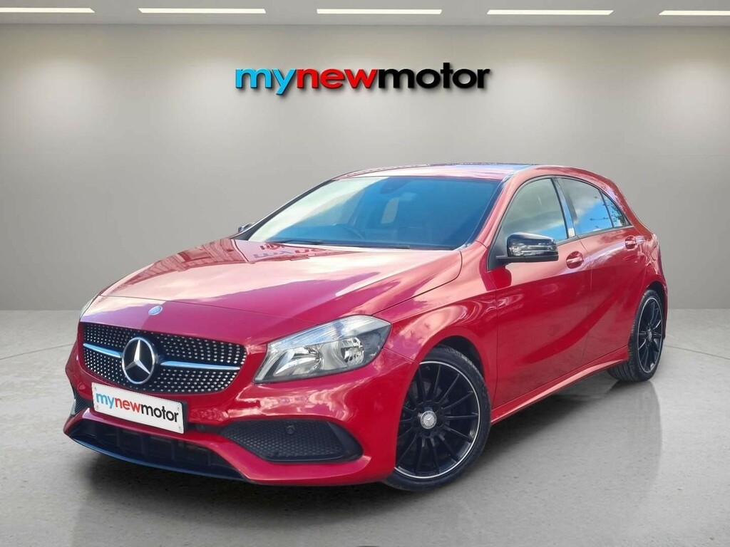 Compare Mercedes-Benz A Class 1.6 Amg Line 7G-dct Euro 6 Ss LC66XBP Red