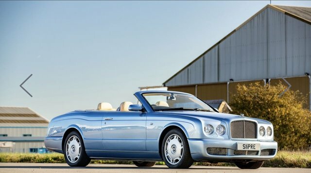 Compare Bentley Azure 6.8 Azure 451 Bhp FJ56PKD Blue