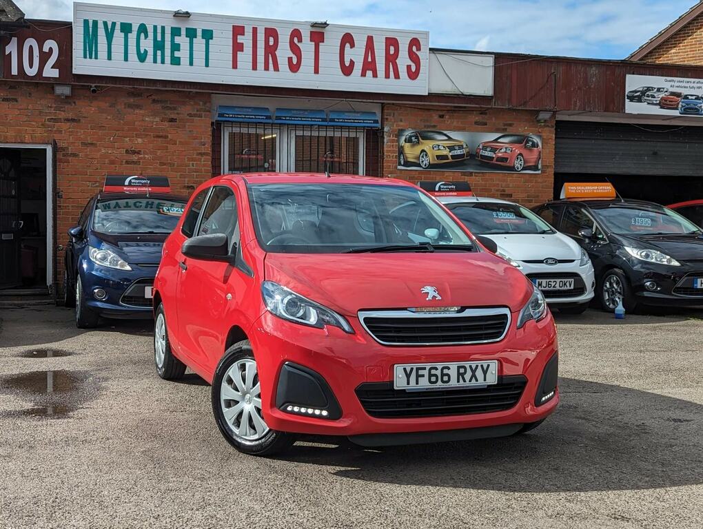 Compare Peugeot 108 1.0 Access Euro 6 YF66RXY Red