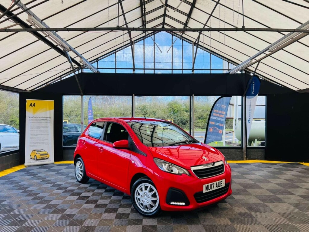Compare Peugeot 108 Hatchback WU17AUE Red