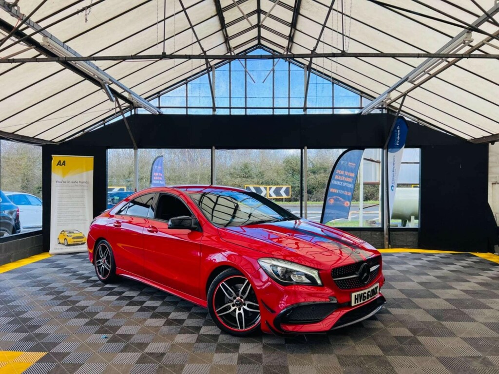 Mercedes-Benz CLA Class Coupe Red #1
