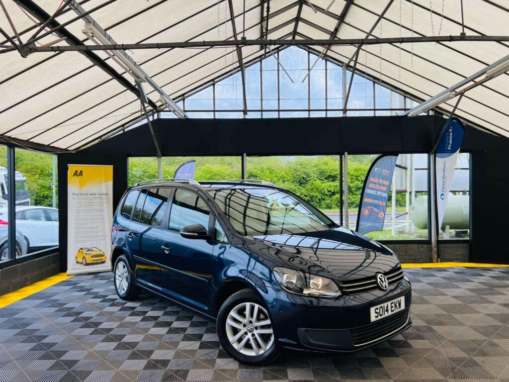 Volkswagen Touran Mpv Blue #1
