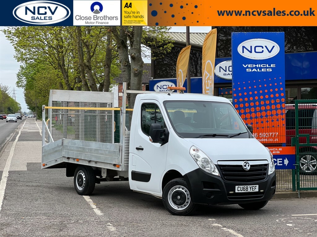 Compare Vauxhall Movano L2h1 F3500 Beaver Tail Plant Transporter CU68YEF White