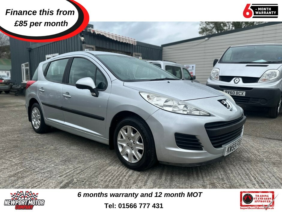 Compare Peugeot 207 1.6 Hdi 90 S Ac KW59FRO Silver
