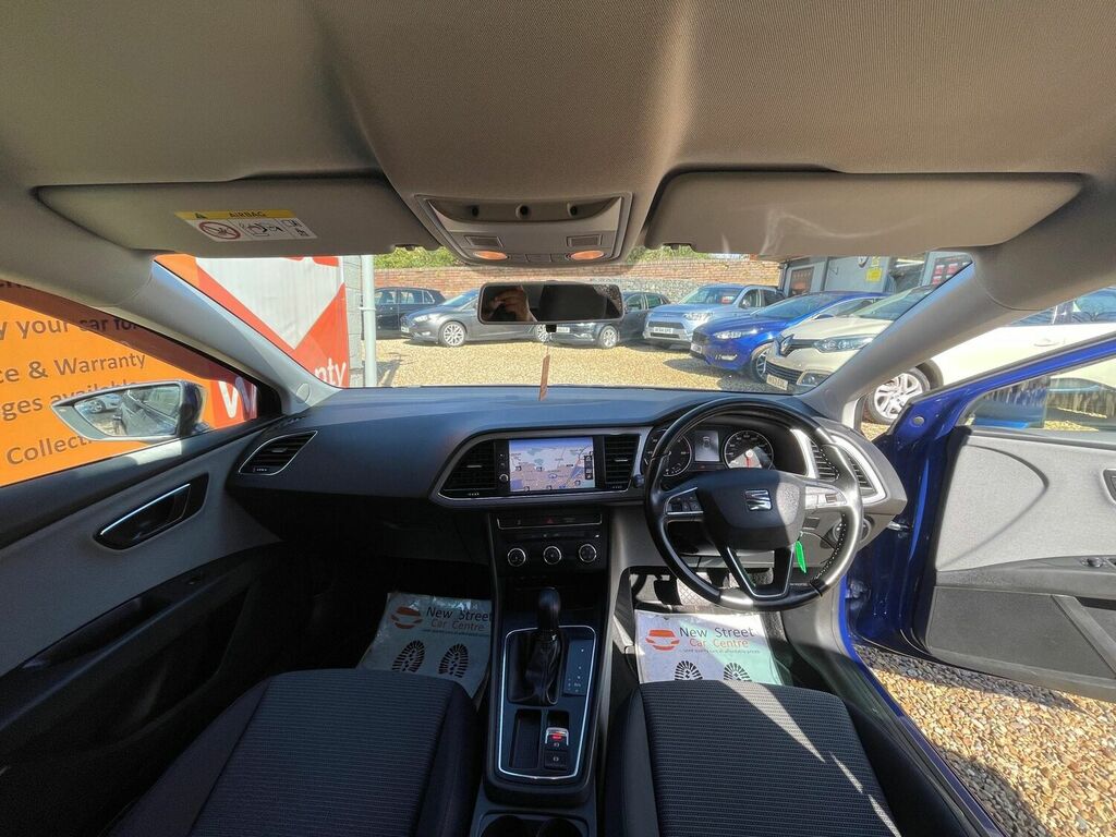 Compare Seat Leon Hatchback 1.6 Tdi Se Dynamic Technology Dsg Euro 6 BG18UAR Blue