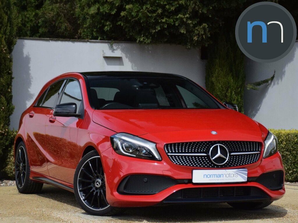 Compare Mercedes-Benz A Class A 180 D Amg Line Premium Plus LM17UGL Red