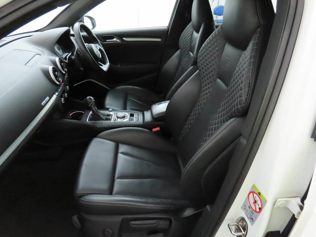 Compare Audi S3 Hatchback 2.0 Tfsi Black Edition Sportback S Troni SJ67YNP White