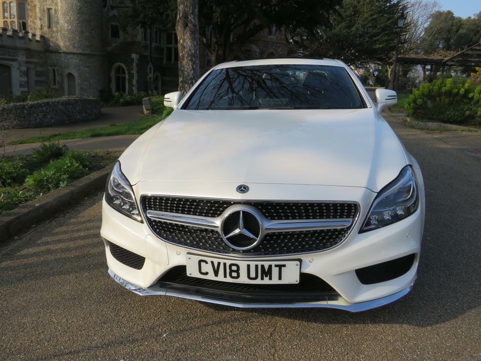 Compare Mercedes-Benz CLS Cls220 D Amg Line Premium CV18UMT White