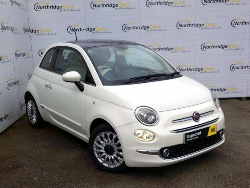 Fiat 500 1.2 Lounge 3Drindependently Aa Inspected White #1