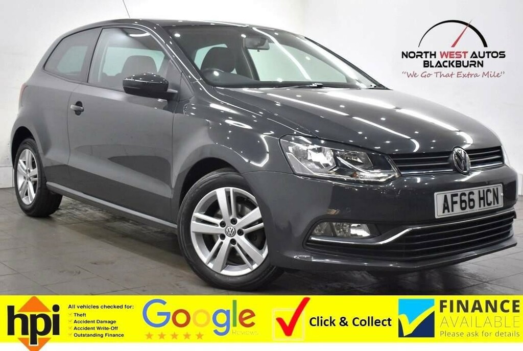 Compare Volkswagen Polo 1.2 Tsi Bluemotion Tech Match Euro 6 Ss AF66HCN Grey