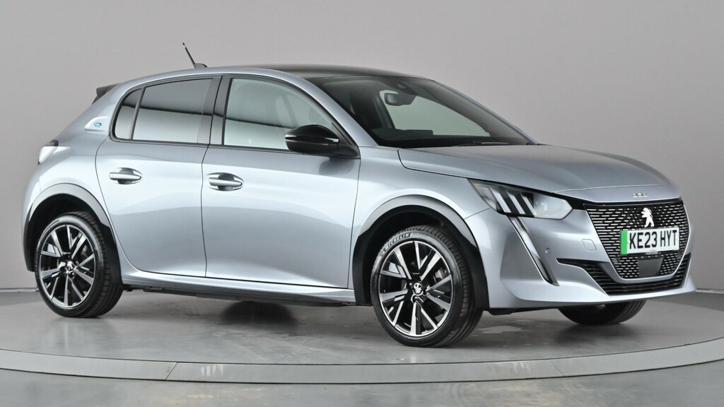 Compare Peugeot e-208 50Kwh Gt 7.4Kw Charger KE23HYT Grey