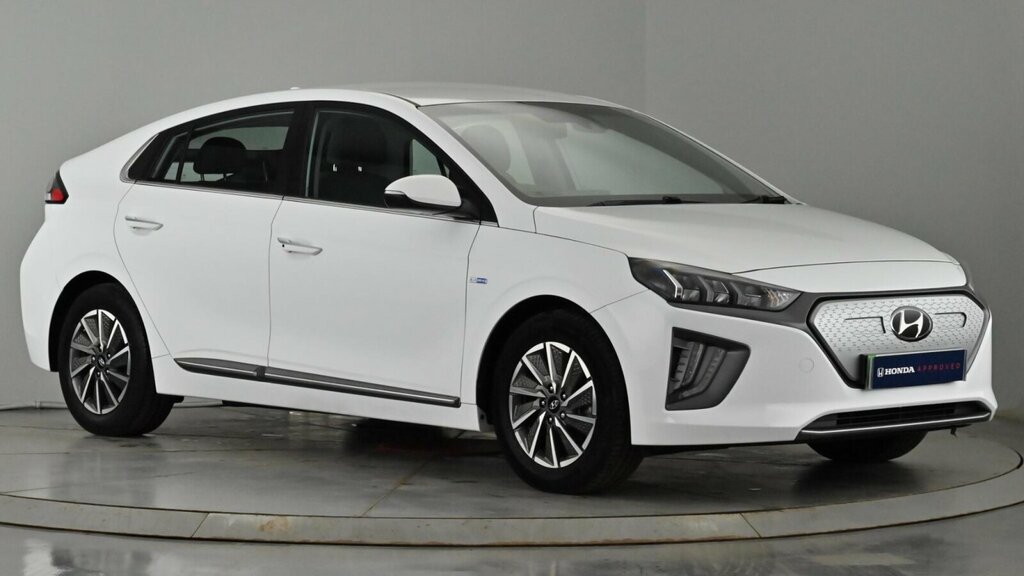 Compare Hyundai Ioniq 38.3Kwh Premium Hatchback 136 P DS21JHX White
