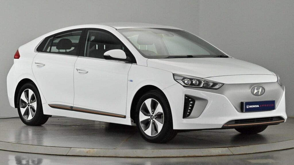 Compare Hyundai Ioniq 28Kwh Premium Hatchback 120 Ps YO19KUF White