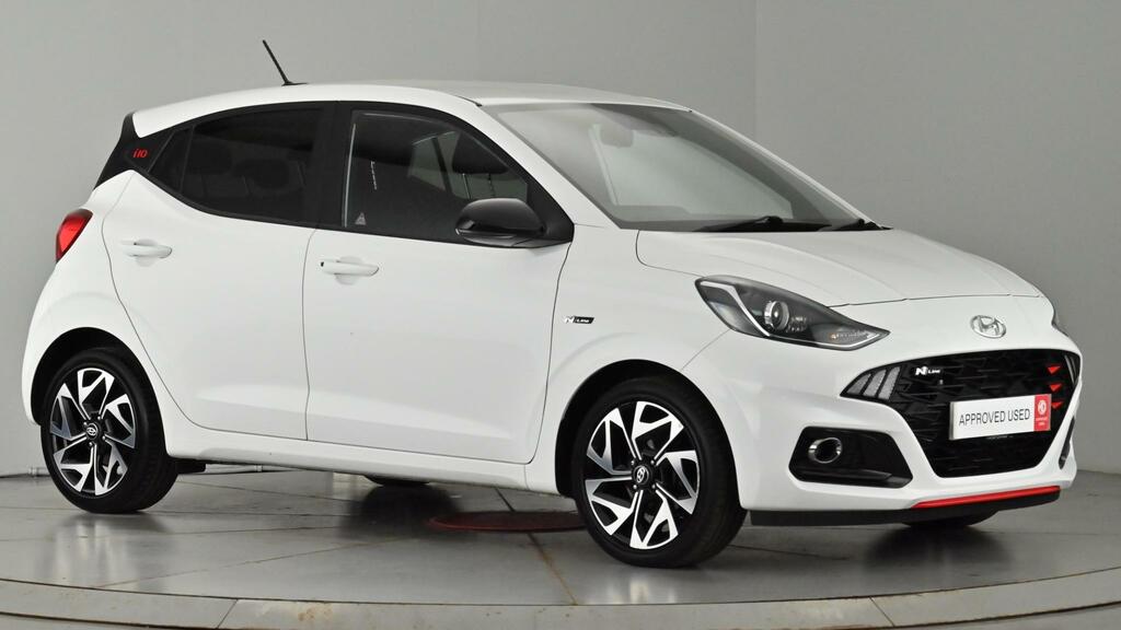 Compare Hyundai I10 1.0 T-gdi N Line Hatchback Euro BG21FZO White