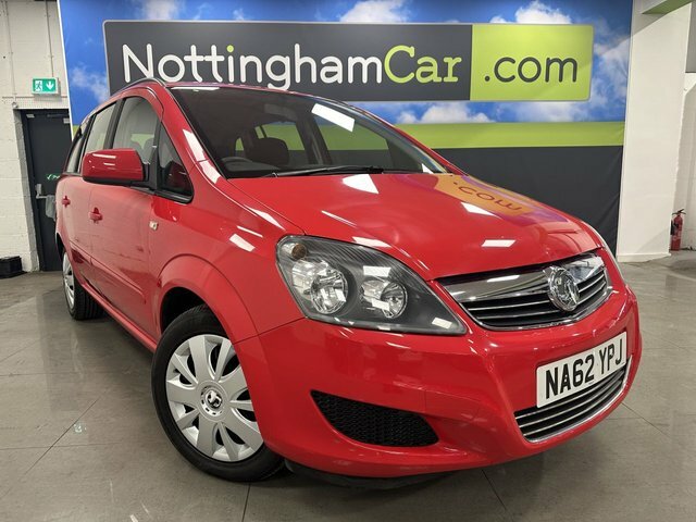 Compare Vauxhall Zafira 1.6 Exclusiv 113 Bhp NA62YPJ Red