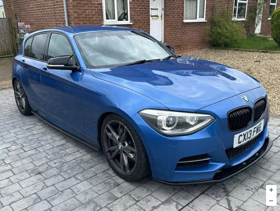 Compare BMW 1 Series M135i 316 Bhp CX13FWE Blue