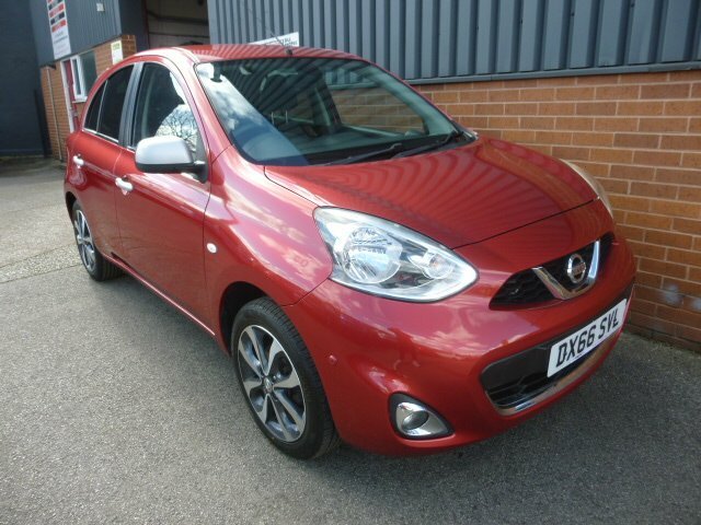 Compare Nissan Micra 1.2 N-tec 2016 DX66SVL Red