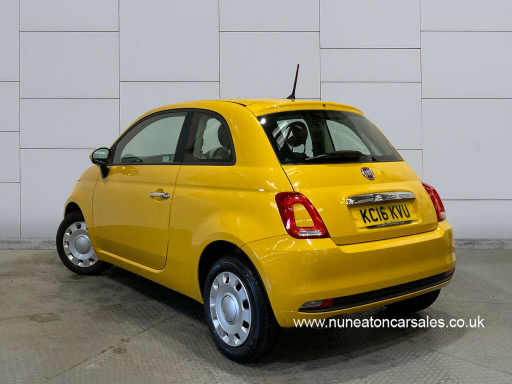 Compare Fiat 500 Hatchback 1.2 KC16KVU Yellow