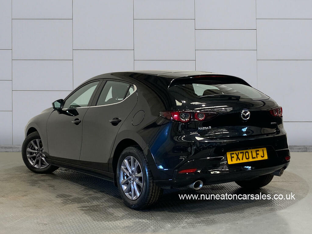 Compare Mazda 3 2.0 Se-l Lux Mhev 177 Bhp FX70LFJ Black