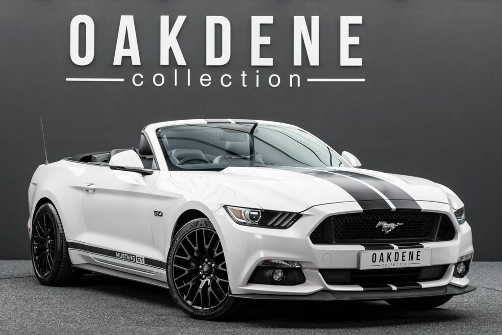 Ford Mustang Convertible 5.0 V8 Gt Euro 6 201717 White #1