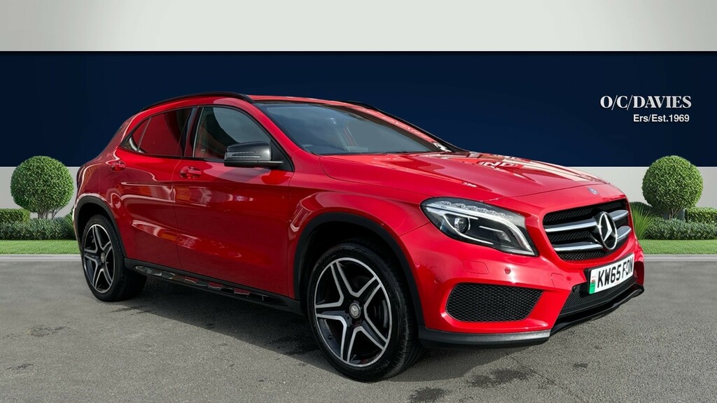 Compare Mercedes-Benz GLA Class Gla 220 D 4Matic Amg Line Premium Plus KW65FON Red