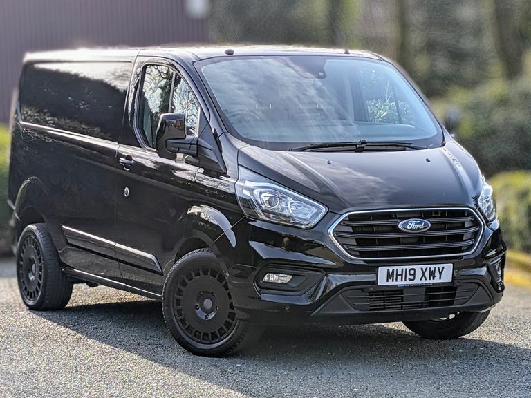 Compare Ford Transit Custom 2.0 Ecoblue 130Ps Low Roof Limited Van MH19XWY Black
