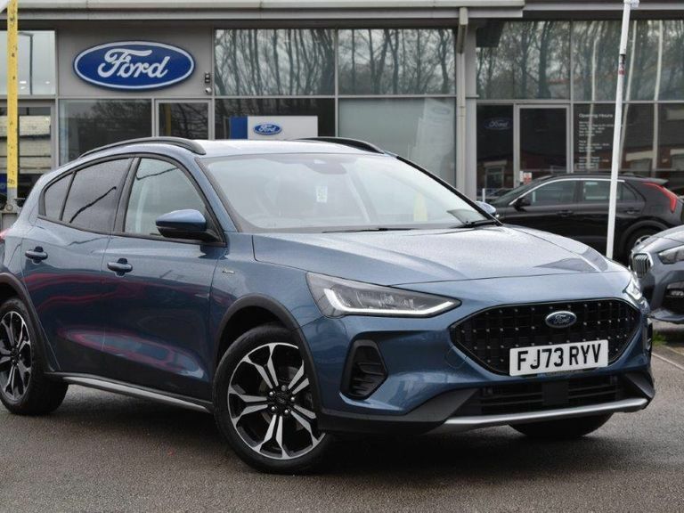 Compare Ford Focus 1.0 Ecoboost Hybrid Mhev Active X FJ73RYV Blue