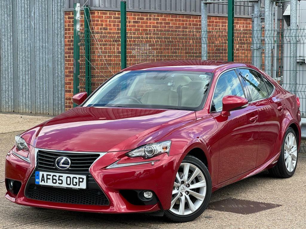 Compare Lexus IS 2.5 300H Executive Edition E-cvt Euro 5 Ss AF65OGP Red
