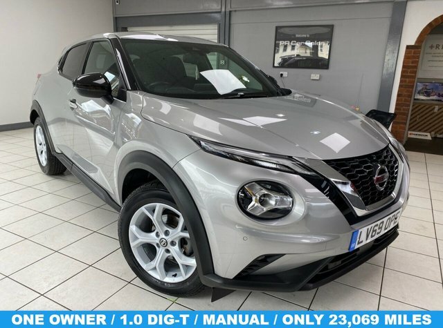 Compare Nissan Juke 1.0 Dig-t N-connecta LV69OPE Silver