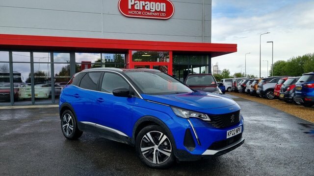 Compare Peugeot 3008 Bluehdi Ss Gt 129 Bhp KP22NPV Blue