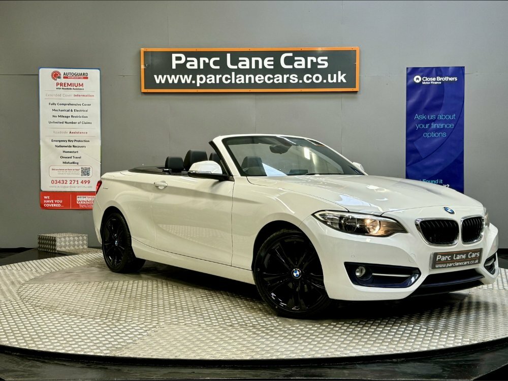 Compare BMW 2 Series 218I Sport Convertible Nav Beautiful In W YK66NFR White