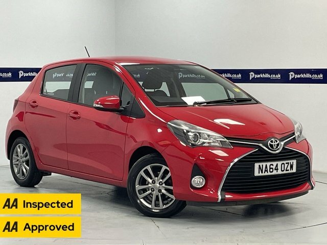 Compare Toyota Yaris 1.3 Vvt-i Icon 100 Bhp - Aa Inspected NA64OZW Red