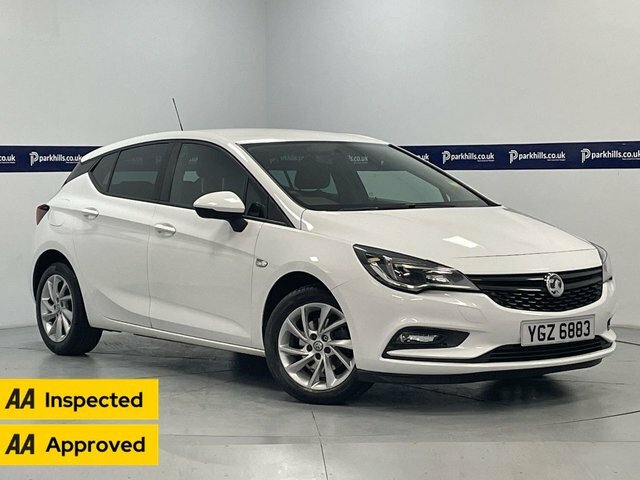 Compare Vauxhall Astra 1.0 Design Ecotec Ss - Aa Inspected YGZ6883 White