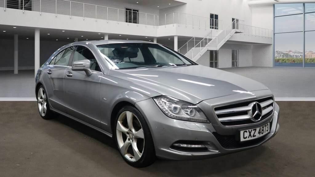 Compare Mercedes-Benz CLS Saloon 3.0 Cls350 Cdi V6 Blueefficiency Coupe G-tr CXZ4873 Silver