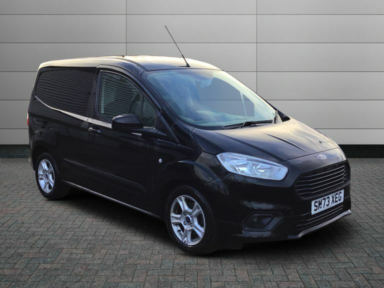 Compare Ford Transit Courier Limited Van 1.5L Tdci 100Ps Fwd 6 Speed SM73XEG Black