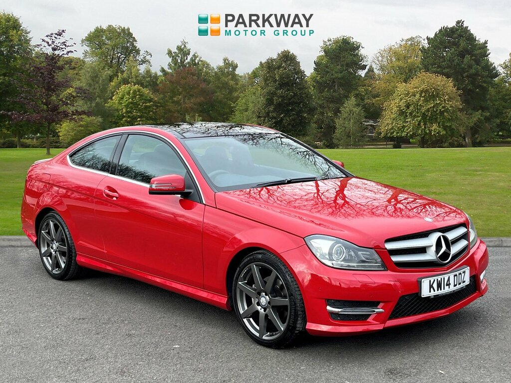 Compare Mercedes-Benz C Class C250 Cdi Amg Sport Edition KW14DDZ Red