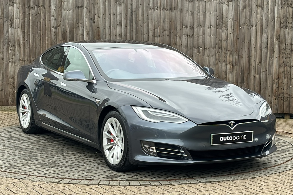 Tesla Model S Performance Ludicrous Awd 605 Ps Silver #1