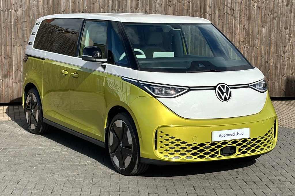 Compare Volkswagen ID.Buzz 150Kw 1St Edition Pro 77Kwh 204 Ps FP73RFJ Yellow