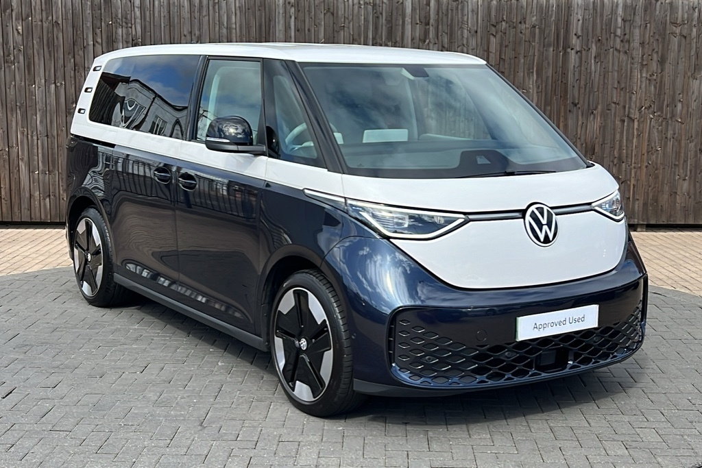 Compare Volkswagen ID.Buzz 150Kw Style Pro 77Kwh 204 Ps FG72KYS Blue