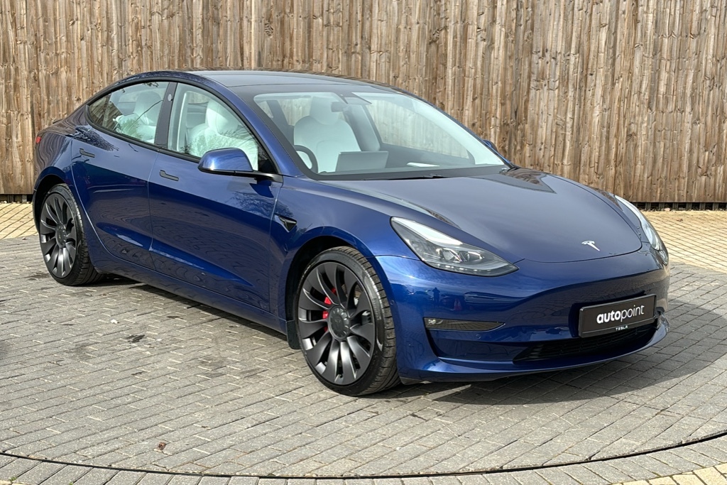 Compare Tesla Model 3 Performance Awd Performance Upgrade 45 YA21VHP Blue