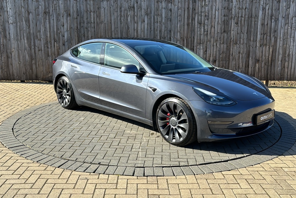 Tesla Model 3 Performance Awd Performance Upgrade 45 Silver #1