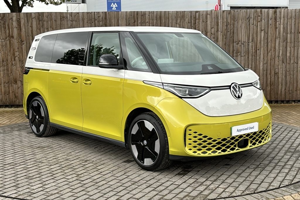 Compare Volkswagen ID.Buzz 150Kw 1St Edition Pro 77Kwh 204 Ps RJ72AUM Yellow