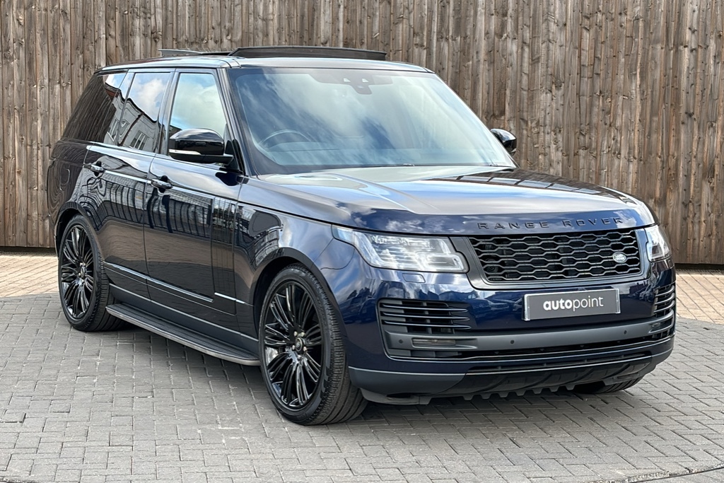 Compare Land Rover Range Rover 3.0 D300 Westminster Black 300 Ps SC21NXW Blue