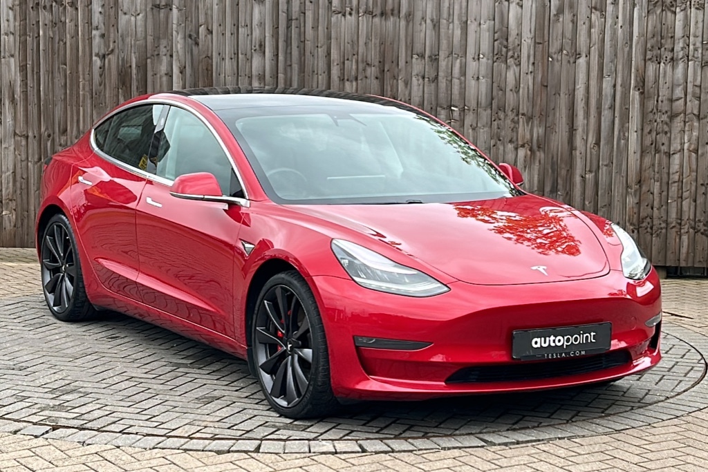 Compare Tesla Model 3 Performance Awd Performance Upgrade 45 YH20UOK Red