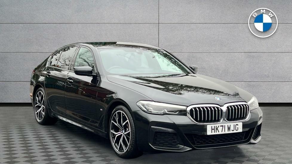 Compare BMW 5 Series 520D M Sport Saloon HK71WJG Black