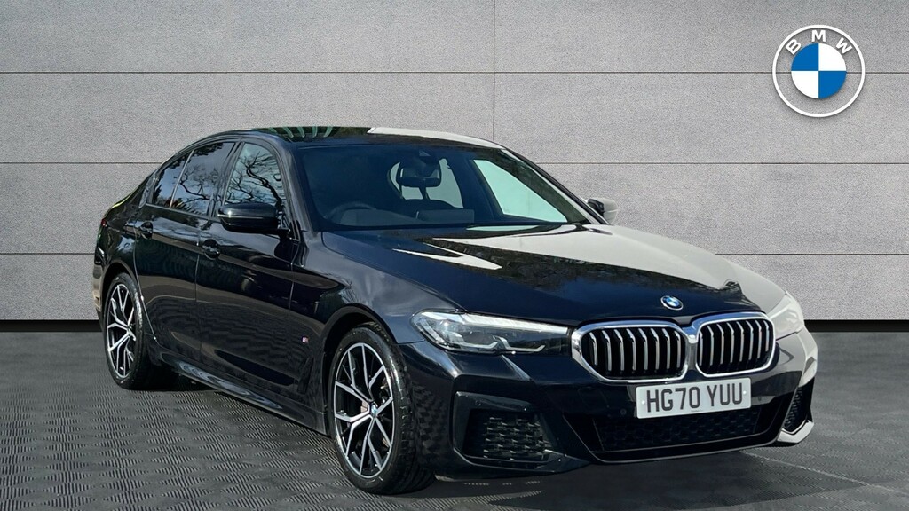 Compare BMW 5 Series 520D M Sport Saloon HG70YUU Black
