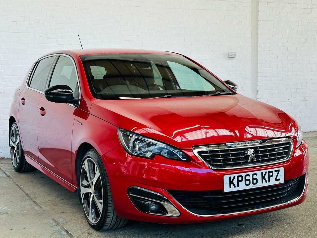 Compare Peugeot 308 2.0 Bluehdi Gt Line Euro 6 Ss KP66KPZ Red