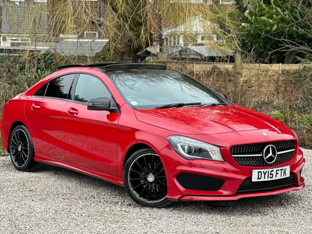 Compare Mercedes-Benz CLA Class 2.1 Cla200 Cdi Amg Sport Coupe 7G-dct Euro 6 Ss DY15FTK Red